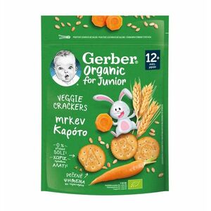 Gerber Organic Junior Veggie Krekry mrkvové 12m+ 100 g obraz