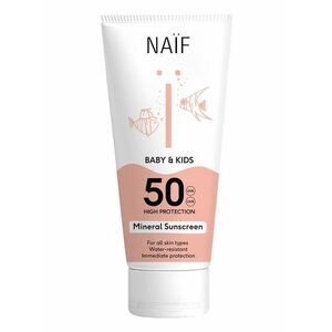 NAIF Ochranný krém na opalování pro děti a miminka SPF50 100 ml obraz