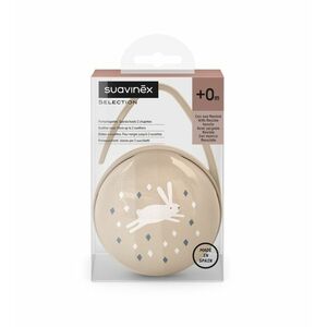 Suavinex Wonderland Duo Krabička na šidítka 1 ks hnědá obraz
