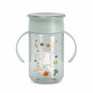 Suavinex Wonderland 360 Láhev na učení 340 ml 1 ks zelená obraz