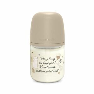 Suavinex Wonderland Skleněná láhev fyziologická SX PRO průtok S 0m+ 120 ml 1 ks krémová obraz