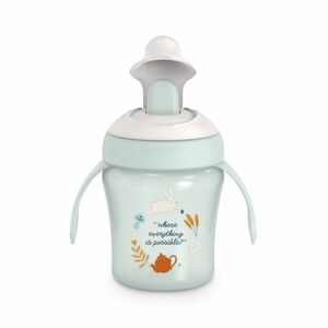Suavinex Wonderland Nerozlitný hrníček 6m+ 200 ml 1 ks zelený obraz