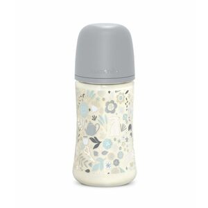 Suavinex Wonderland Kojenecká láhev průtok M 3m+ 270 ml 1 ks liberty modrá obraz