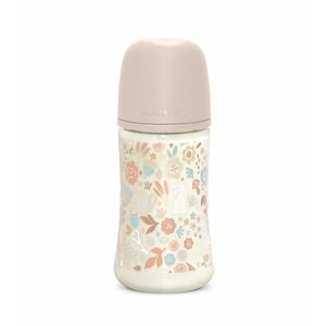 Suavinex Wonderland Kojenecká láhev průtok M 3m+ 270 ml 1 ks liberty růžová obraz