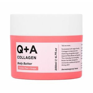 Q+A Tělové máslo s kolagenem 200 ml obraz