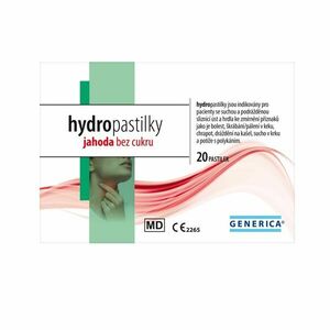 Generica hydropastilky jahoda bez cukru 20 ks obraz