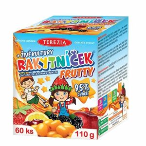 Rakytníček FRUTTY ovocné želé s rakytníkem + živé kultury 60 ks obraz