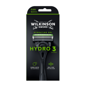 Wilkinson Hydro 3 Black Edition holicí strojek + 1 náhradní hlavice obraz
