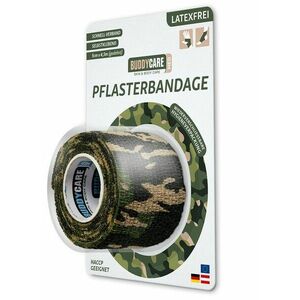 BUDDYCARE®MED Náplast 5 cm x 4, 5 m zelený maskáč obraz