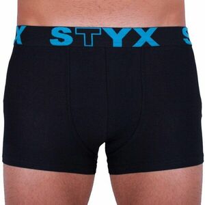 Styx Pánské boxerky sportovní guma nadrozměr černé (R961) 5XL obraz