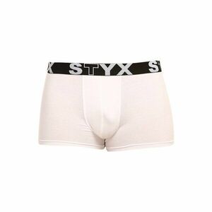 Styx Pánské boxerky sportovní guma bílé (G1061) L obraz