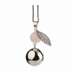 Bola Fantasy Těhotenská rolnička 1 ks Silver Pearl Leaf obraz