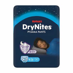 Huggies DryNites Natahovací kalhotky pro chlapce 8–13 let 30–48 kg 9 ks obraz