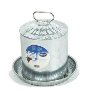 Duvo+ Pozinkovaná napáječka s víkem pro drůbež 7, 5L - 32, 5x28cm obraz