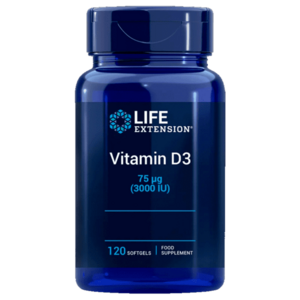 Life Extension Vitamin D3 3000IU - 120 tobolek obraz