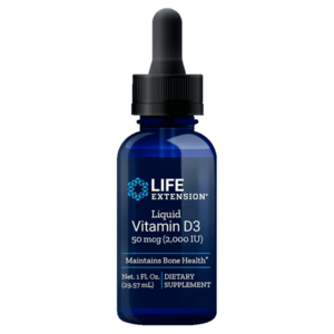 Life Extension Liquid Vitamin D3 2000IU - 29, 57ml obraz