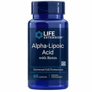 Life Extension Alpha-Lipoic Acid with Biotin - 60 kapslí obraz