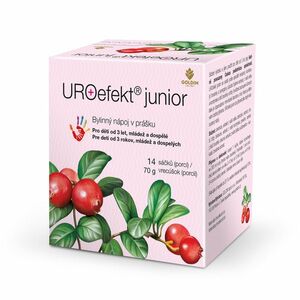 UROefekt Junior Bylinný nápoj v prášku sáčky 14x5 g obraz