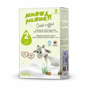 Naše mléko 2 Pokračovací mléčná kojenecká výživa 6–⁠⁠⁠⁠⁠⁠12m 525 g obraz