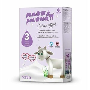 Naše mléko 3 Batolecí mléčná výživa 12m+ 525 g obraz