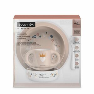 Suavinex Wonderland Jídelní set růžový obraz