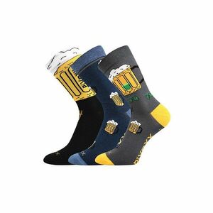 VoXX 3PACK pánské ponožky vícebarevné (Pivo-mix5) XL obraz