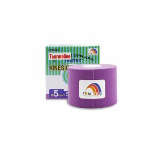 TEMTEX kinesio tape Tourmaline, fialová tejpovací páska 5cm x 5m obraz