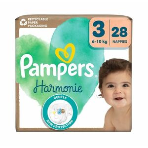 Pampers Harmonie vel. 3 6–⁠⁠⁠⁠⁠⁠10 kg dětské pleny 28 ks obraz