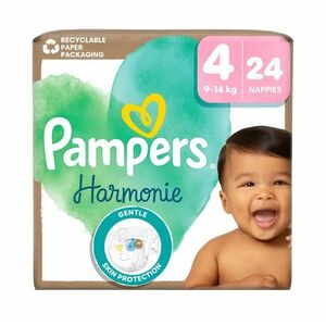 Pampers Harmonie vel. 4 9–⁠⁠⁠⁠⁠⁠14 kg dětské pleny 24 ks obraz