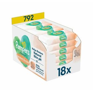 Pampers Harmonie Protect&Care vlhčené ubrousky 18x44 ks obraz
