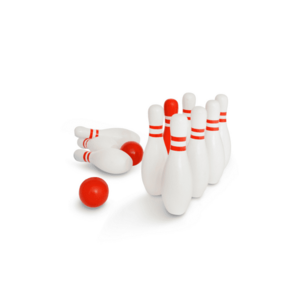 BS Toys Bowling - červená & bílá obraz