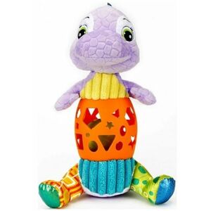 BalibaZoo Plyšová hračka s chrastítkem - Dinosaurus Bendy, lila obraz