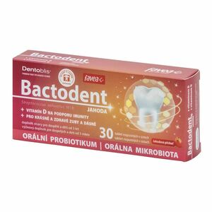 Favea Bactodent jahoda 30 tablet obraz
