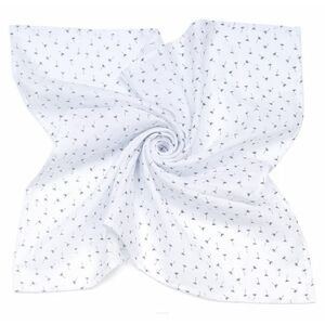 Mamo Tato Mušelínová zavinovací deka/plenka + mini plenka Mini pampelišky, šedá/bílá obraz