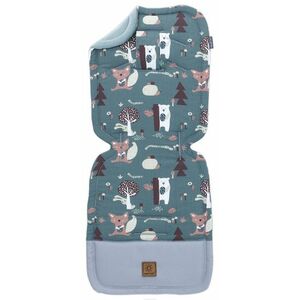 Mamo Tato Vložka do kočárku prošívaný Velvet PREMIUM Zvířátka, khaki obraz