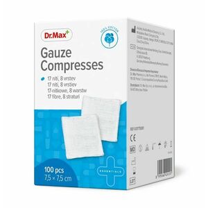 Dr. Max Gauze Compresses 7, 5x7, 5 cm 100 ks obraz