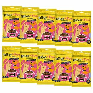 Akinu BITES & FUN Kuřecí kousky pamlsek pro psy 10 x 85 g obraz