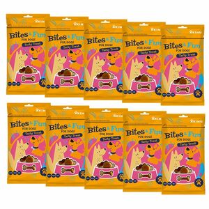 Akinu BITES & FUN Kuřecí chipsy pamlsek pro psy 10 x 85 g obraz