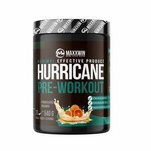 MAXXWIN HURRICANE PRE-WORKOUT 540 g pomeranč obraz