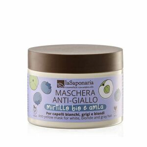 laSaponaria Maska No yellow na šedivé vlasy s Amlou a borůvkou 200 ml obraz