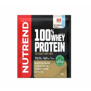 Nutrend 100% Whey Protein bílá čokoláda + kokos 30 g obraz