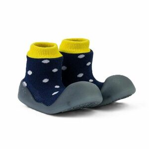 Chameleon ponožkové botičky Polka Navy vel. 115 obraz