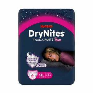 Huggies DryNites Natahovací kalhotky pro dívky 13+ let 48–⁠⁠⁠⁠⁠⁠60 kg 9 ks obraz