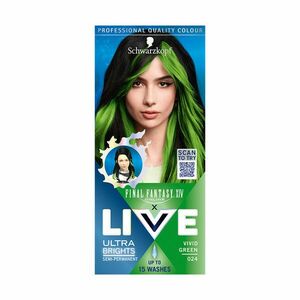 Live Ultra Brights Barva na vlasy 024 zářivá zelená 50 ml obraz