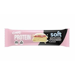 Corny Protein SOFT bílá čokoláda-jahoda 45 g obraz