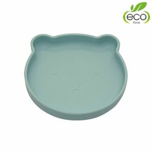 Bo Jungle silikonový talíř s přísavkou Bear Pastel Blue obraz
