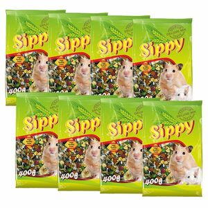 Akinu SIPPY DELUXE Krmivo pro křečky a malé hlodavce 8 x 400 g obraz