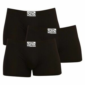 Styx 3PACK pánské boxerky klasická guma černé (Q9606060) XXL obraz