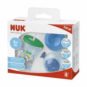 NUK Dárková sada na pití s hrnkem 230 ml kluk obraz