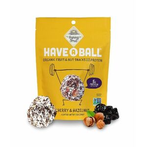 Sunny Fruit BIO Ovocné koule z datlí a višní s ořechy kokosem a proteinem 129 g obraz